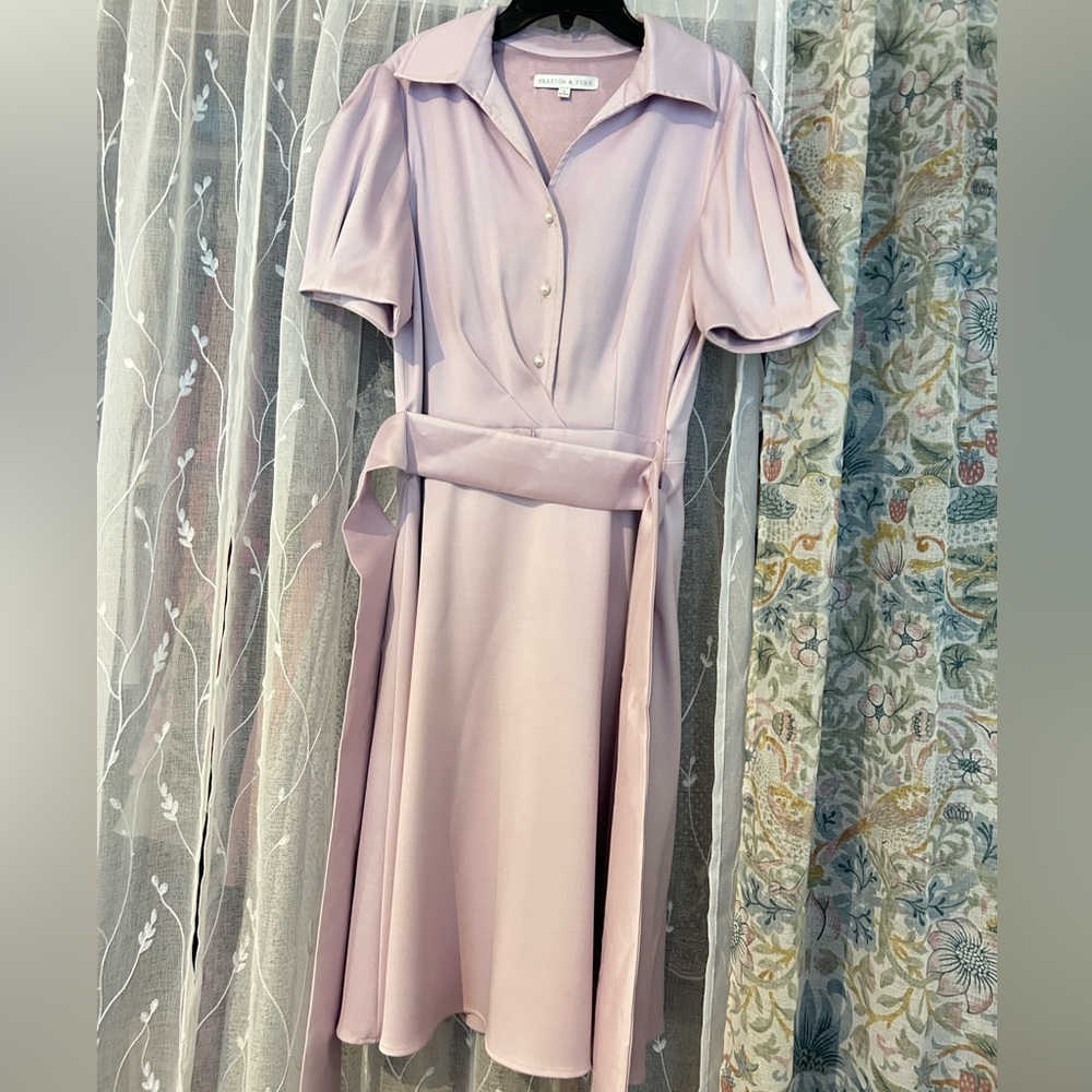 Preston & York Soft Purple Midi Dress
